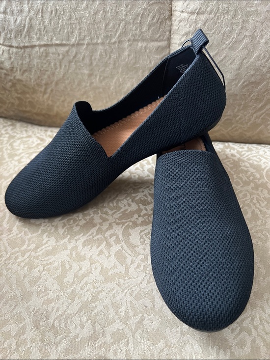 me too Shoes - me too Black Knit Slip-On Flats
